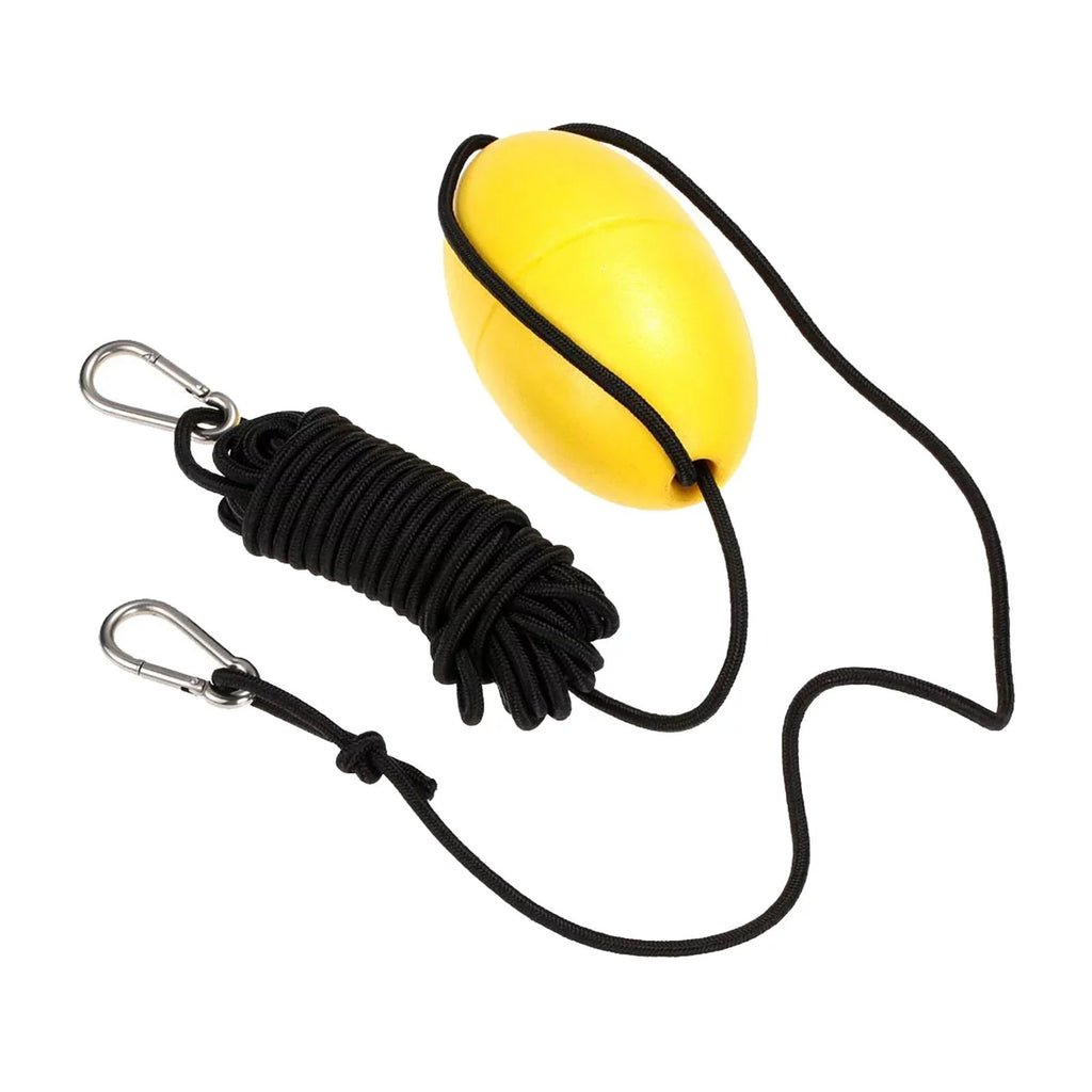 5xDrift Anchor Rope W/ Anchor Buoy 9.1M Rope Length for Inflatable Boat Yellow