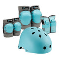 S  Kids Bike Helmet, Toddler Helmet for Youth Adult, Knee Pad Elbow Pad Wrist Guard Protective Gear Set for Skateboard, Bike, Skating, Cycling Blue Medium