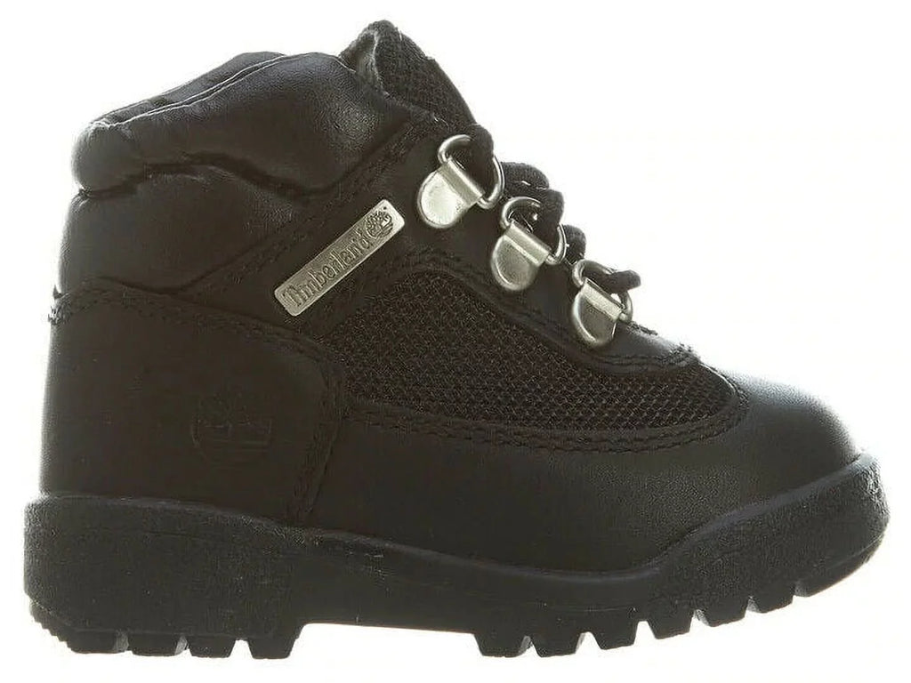 Timberland 15806 Baby Toddler Black Leather & Mesh Field Boot Shoes BS379 (6.5)