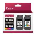 '-275XL -276XL for Canon 275XL and 276XL Ink Cartridges Combo Pack 275XL 276XL 275  276  for  TS3520 TR4720 TR4722 TS3522 TS3500 TR4700 Printers (1 Black, 1 Color)