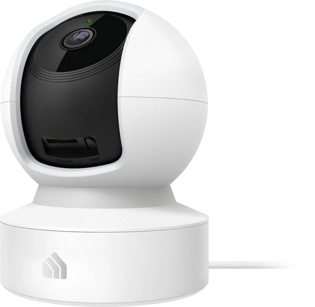 Open Box -Link Kasa Spot Pan Tilt Indoor 1080p Wi-Fi Wireless Camera KC115 -Black/White