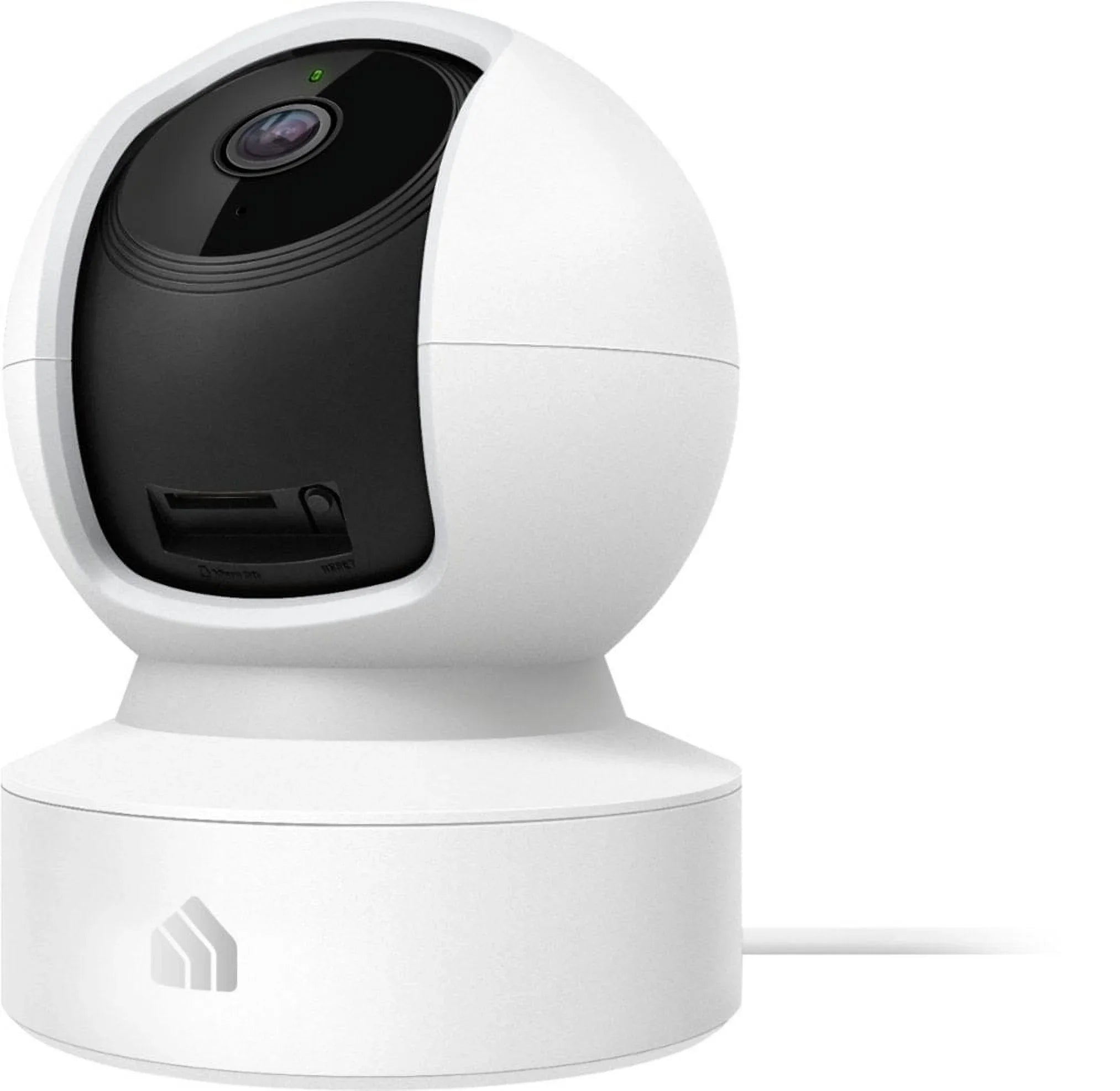 Open Box -Link Kasa Spot Pan Tilt Indoor 1080p Wi-Fi Wireless Camera KC115 -Black/White