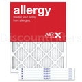 AIRx Filters Allergy 20x25x1  11 Pleated Air Filter - Made in the  - Box of 6
