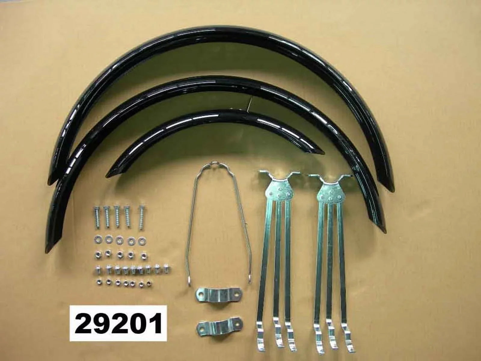 Sun Seeker Recumbent Trike Fenders Set -3 Black 16" Front / Two 20" Rear