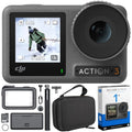 Osmo Action 3 Action Camera, Adventure Combo 4K 120fps Super-Wide  Bundle with  Care Refresh 1-Yr Plan for  Osmo Action 3 and Premium Custom Case
