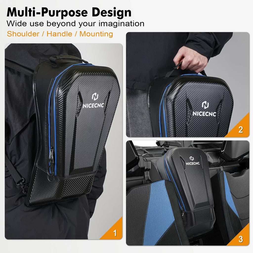Center Seat Storage Bag For 2017-2023 Can-am Maverick X3 Turbo 2017-2024, 715004277