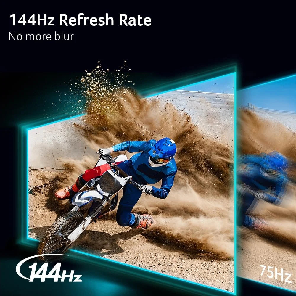 Acer 32” 144Hz 4K Gaming Monitor 1ms  FreeSync Premium  (3840x2160) -P3 90% Delta E<1  HDR400  2.1  2.1x2, DisplayPort, , Speaker Nitro XV322QK