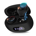 UrbanX True Wireless Bluetooth Earbuds + Charging Case, Black, Dual Connect, IPX5 Water Resistance, Bluetooth 5.2 Connection, Balanced, Bass Boost Compatible with Lenovo K10 Plus