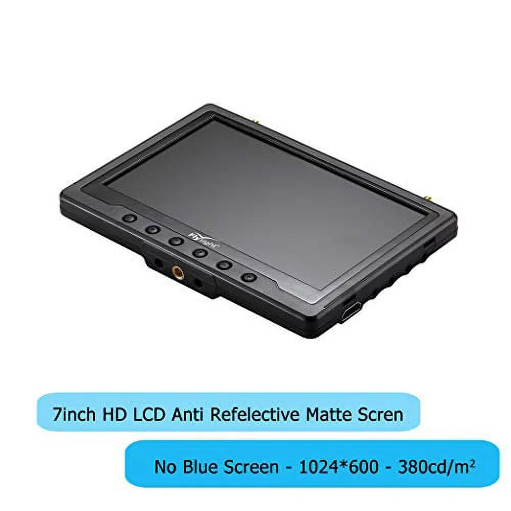 5.8Ghz  Monitor Flysight RC801  Diversity Monitor7 Inch  Ground Monitor with  and  Perfect  Performance Monitor for  Phantom Drone Inspire (RC801DSMA)