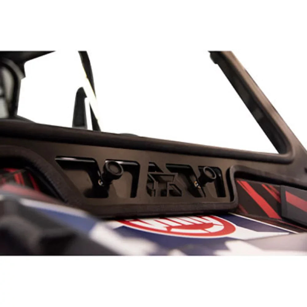 Full Glass Windshield With Vent and 12" Windshield Wiper Compatible With Polaris   Turbo Limited Edition 2019