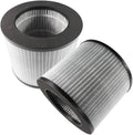 2-Pack 2801 Replacement Filter Compatible with Bissell MyAir Personal Air Purifier 2780A 2780B 2780P 27809 3329, 3-in-1  Activated Carbon Filter