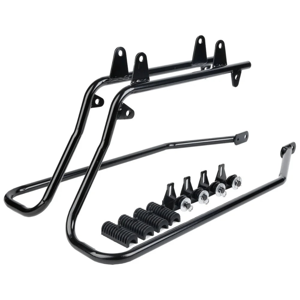 Hard Saddlebags Saddle Bags w/ Conversion Brackets For Harley-Davidson