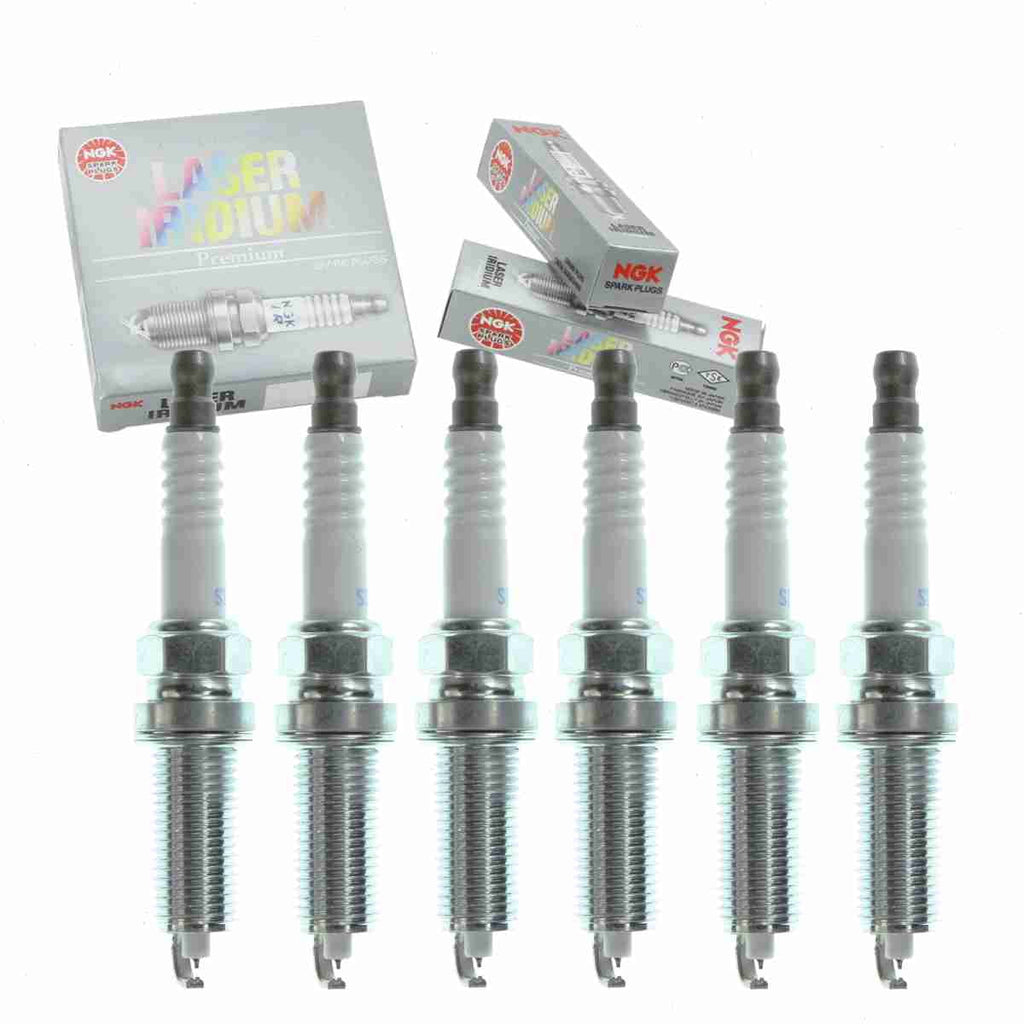 6 pc  93482 Laser Iridium Spark Plugs for 22401AA780 22401AA781 4712 9694 IXEH22TT Ignition Wire Secondary Fits select: 2011-2018  , 2013-2019