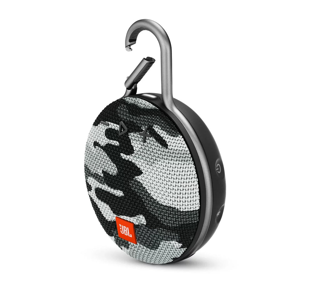 Open Box  Clip 3 Black Camo Portable Bluetooth Speaker