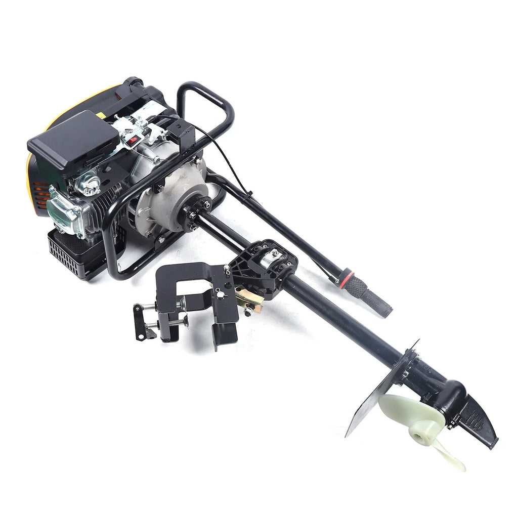 Miumaeov 4 Stroke 9  Outboard Motor 225  Fishing Boat Engine Air Cooling Single Cylinder Heavy Duty Boat Engine Marine Engine with  Ignition System 3600 r/min
