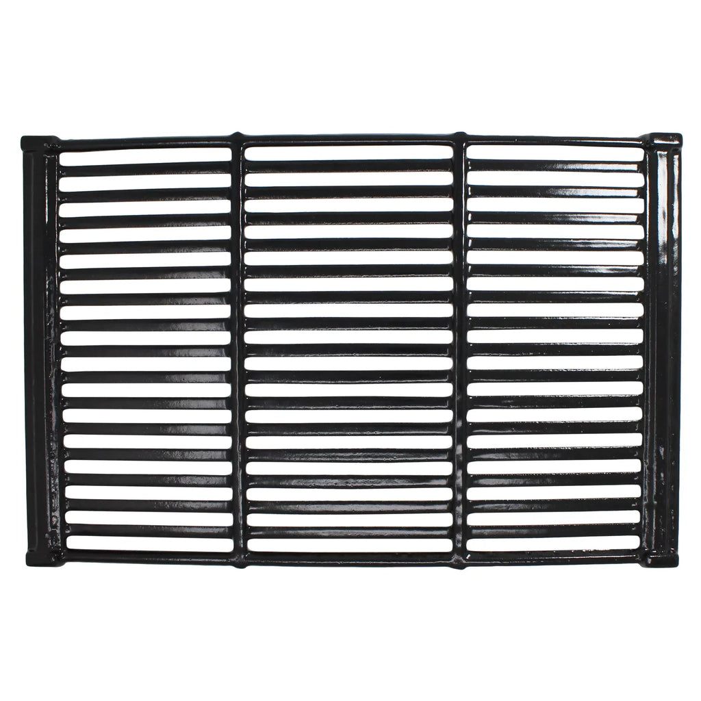 2  Grill Cooking Grates & 3 Heat Shield Plate Tent Replacement Parts for Charmglow 810-6320-V - Compatible Barbeque Porcelain Enameled Cast Iron Grid 19" & Flame Tamer, Flavorizer Bar