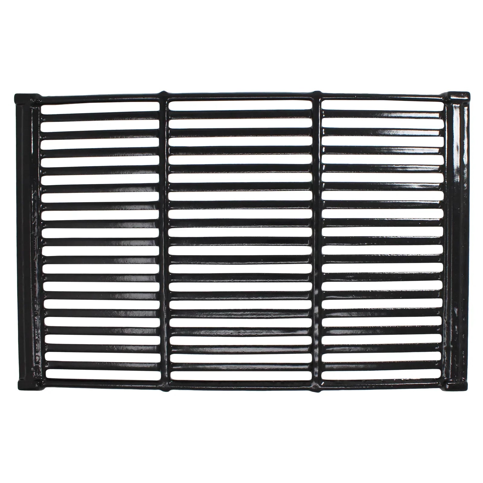 2  Grill Cooking Grates & 3 Heat Shield Plate Tent Replacement Parts for Charmglow 810-6320-V - Compatible Barbeque Porcelain Enameled Cast Iron Grid 19" & Flame Tamer, Flavorizer Bar