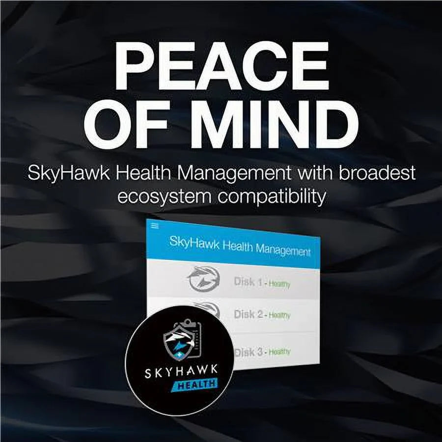 Seagate SkyHawk  ST12000VE003 - Hard drive - 12  - internal - 3.5" -  6Gb/s - buffer: 512  - with 3 years Seagate Rescue Data Recovery