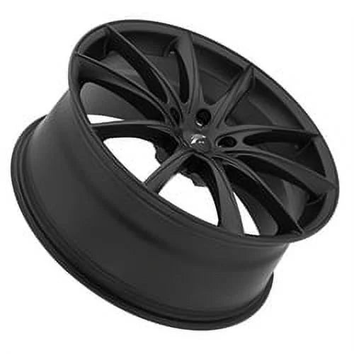Platinum 435SB Flux 17x8 5x114.3 +40et Satin Black With Satin Clear-Coat Wheel Fits select: 1996-2018  RAV4, 1997-2023  -V