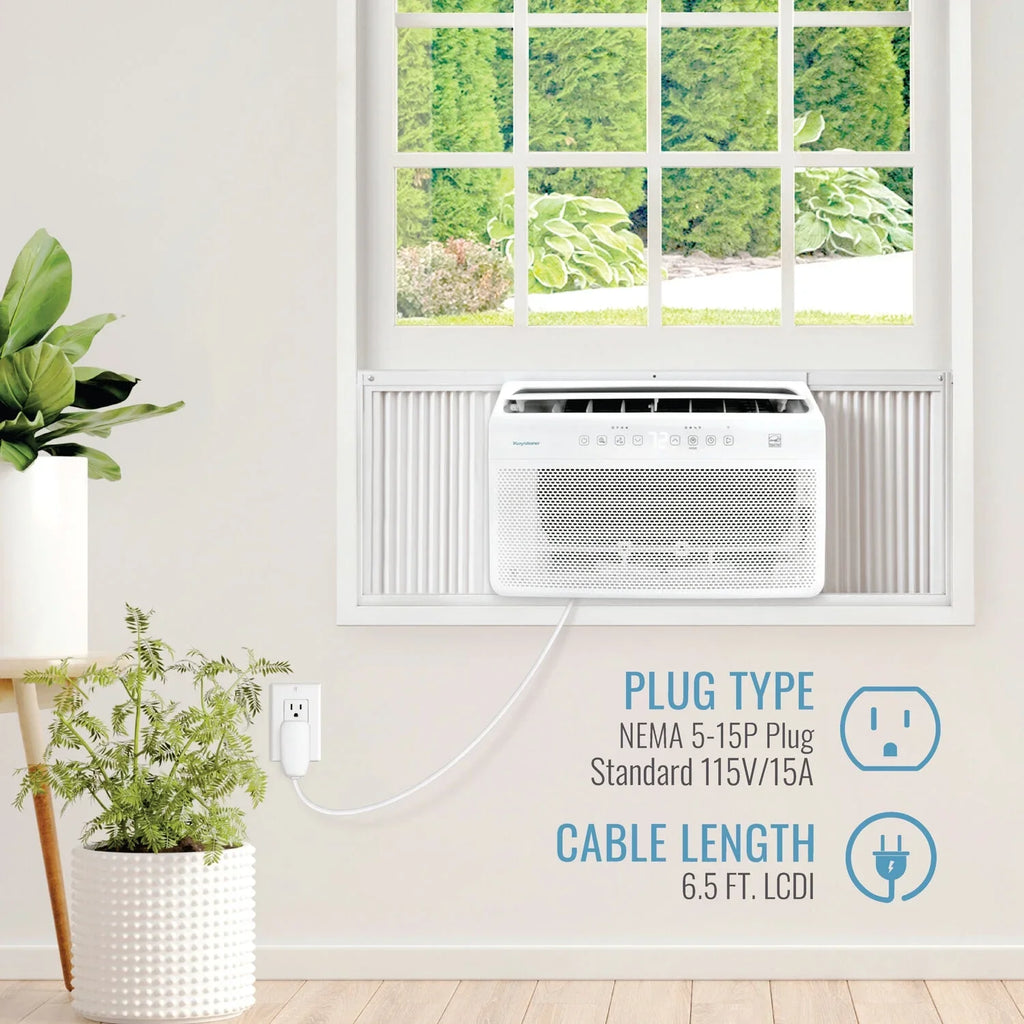 Keystone 8,000  Window Mounted Inverter Air Conditioner with Remote Control