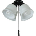 Hampton Bay Gazelle 4-Light  Ceiling Fan Light Kit 91306 / 1002723735 - New