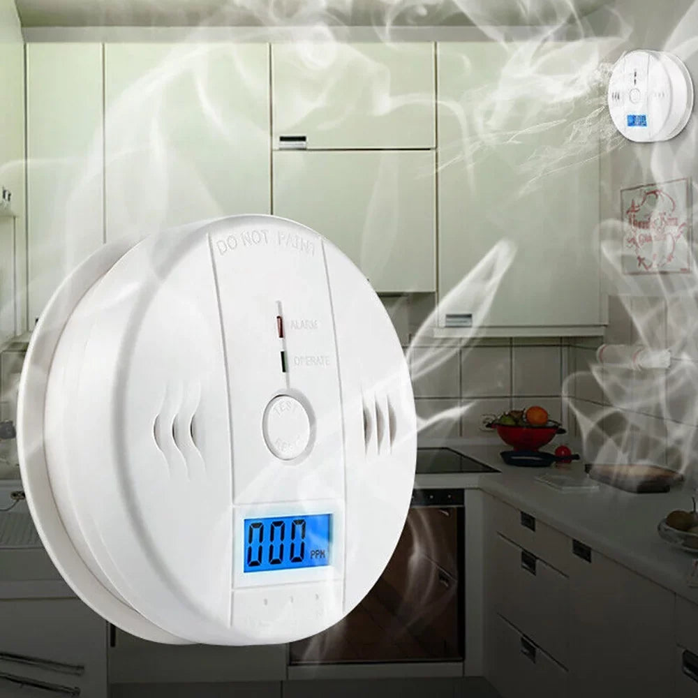 Carbon Monoxide Detector, Carbon Monoxide Alarm for House and Bedroom Battery Powered