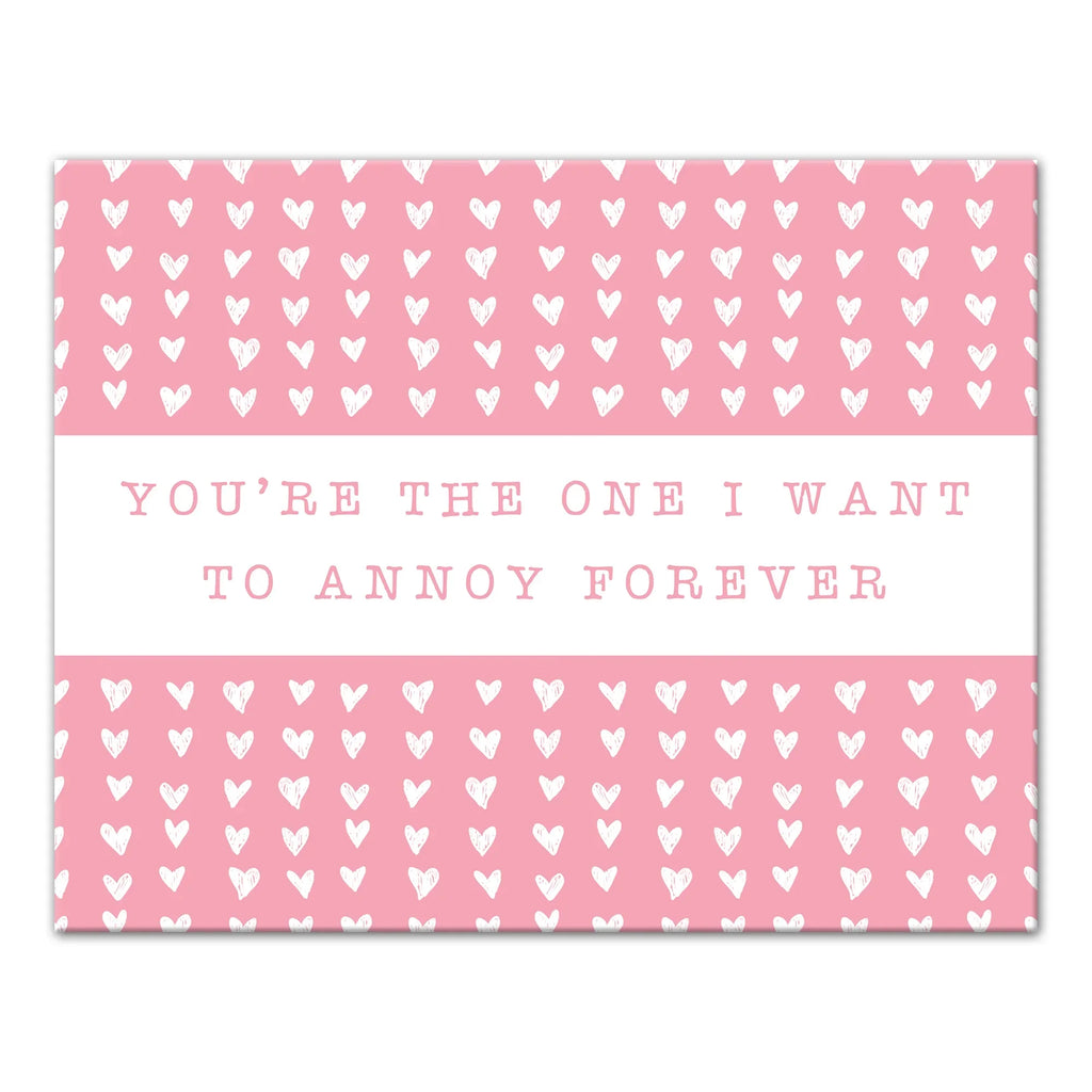 Creative Products One Annoy Forever Pink 14 x 11 Canvas Wall Art