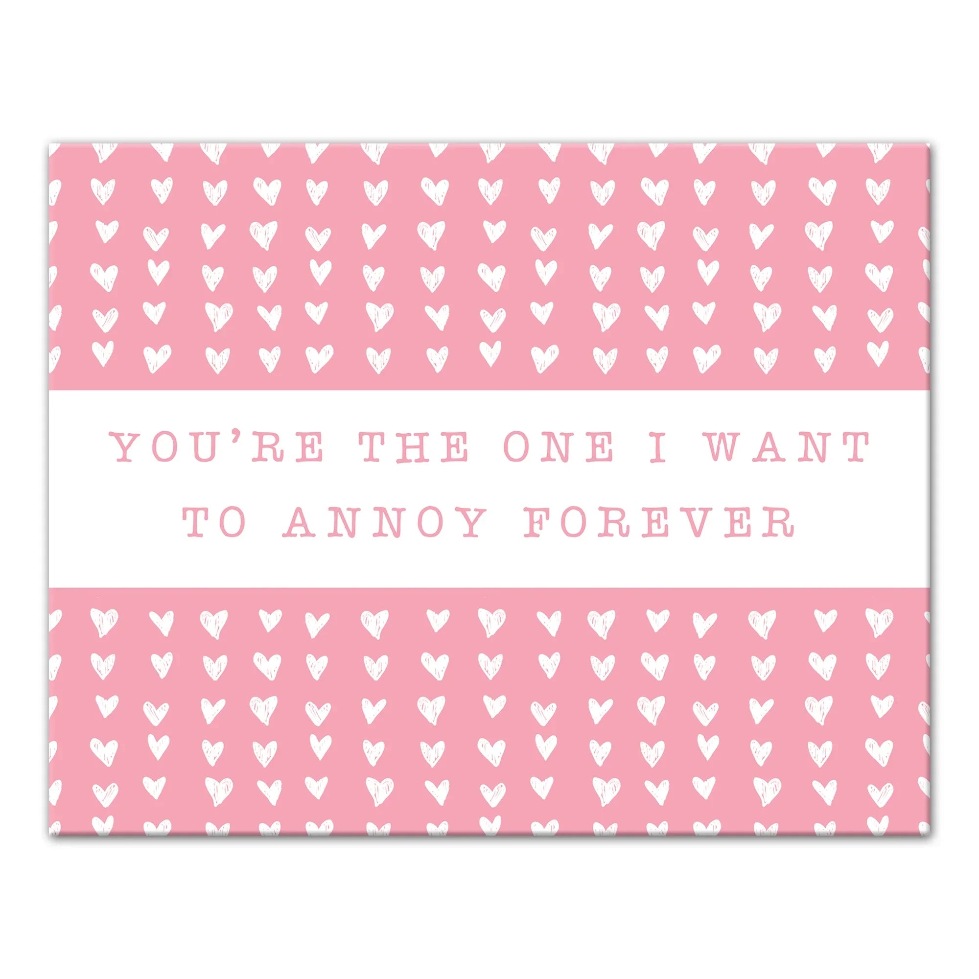 Creative Products One Annoy Forever Pink 14 x 11 Canvas Wall Art