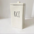Rae Dunn Ceramic Canister    Letter Ceramic Square Canister with Lid