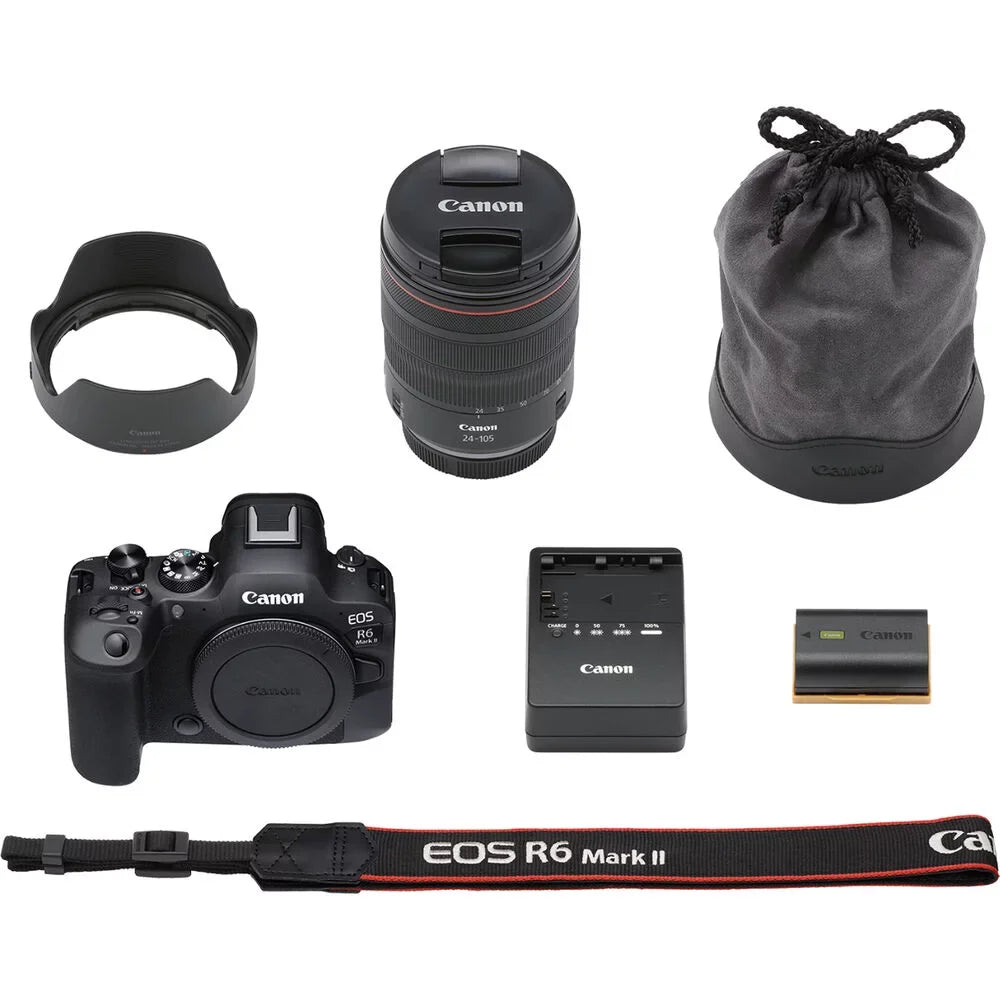 Canon  R6 Mark  Mirrorless Camera with 24-105mm f/4 Lens - 5666C011