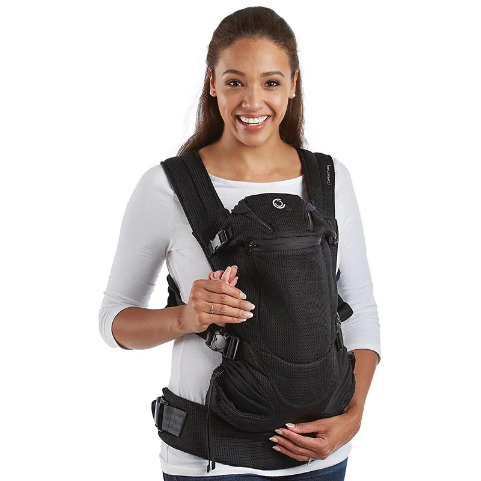 Contours Love 3-Position Baby Carrier, Newborn, Infant, Toddler, Charcoal Gray Mesh, One Size