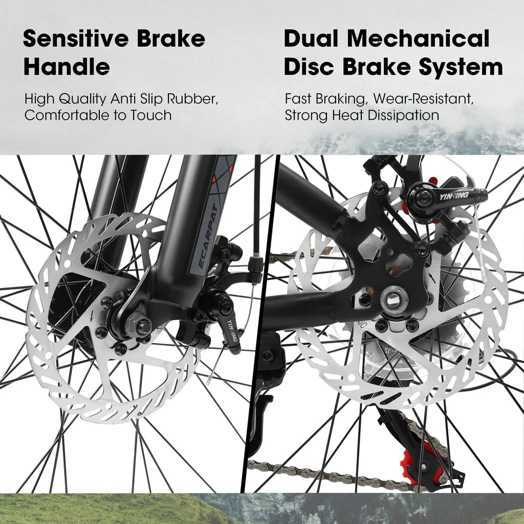 Ecarpat Mountain Bike - 1 - 44.0 - Conquer trails with ease on this versatile bike!