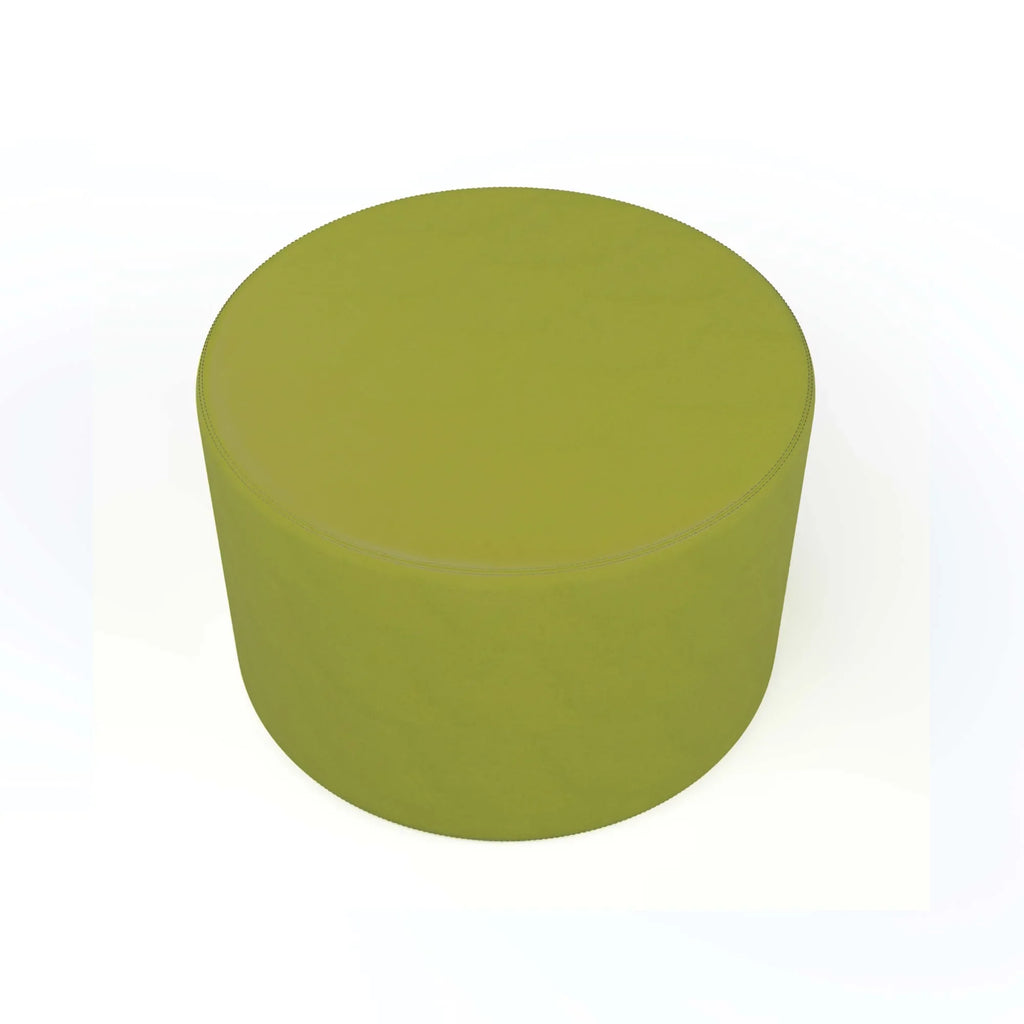 Tot Mate Versa 12" Round Soft Seating, Flexible Classroom Furniture Modular Stools, Pistachio