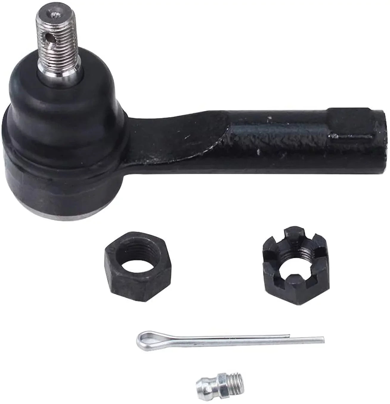 Detroit Axle - Front 6pc Suspension Kit for 95-06 Nissan Sentra, 95-98 200SX, 4 Tie Rod Ends 2 Boots 1995 1996 1997 1998 1999 2000 2001 2002 2003 2004 2005 2006 Replacement