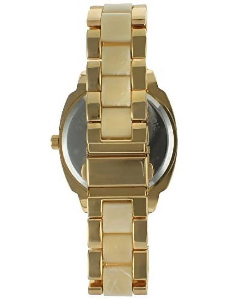 Peugeot Women's 7096GCR Gold-Tone Ivory Tortoise Shell Watch