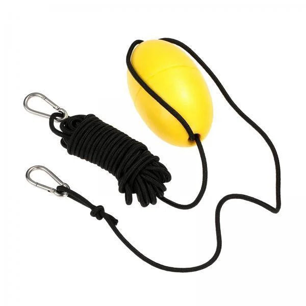 5xDrift Anchor Rope W/ Anchor Buoy 9.1M Rope Length for Inflatable Boat Yellow