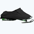 200 Denier Storage Snowmobile Cover Compatible for the 2007-2009 Arctic Cat Model M1000   153 Snowmachine Sled. All Black.