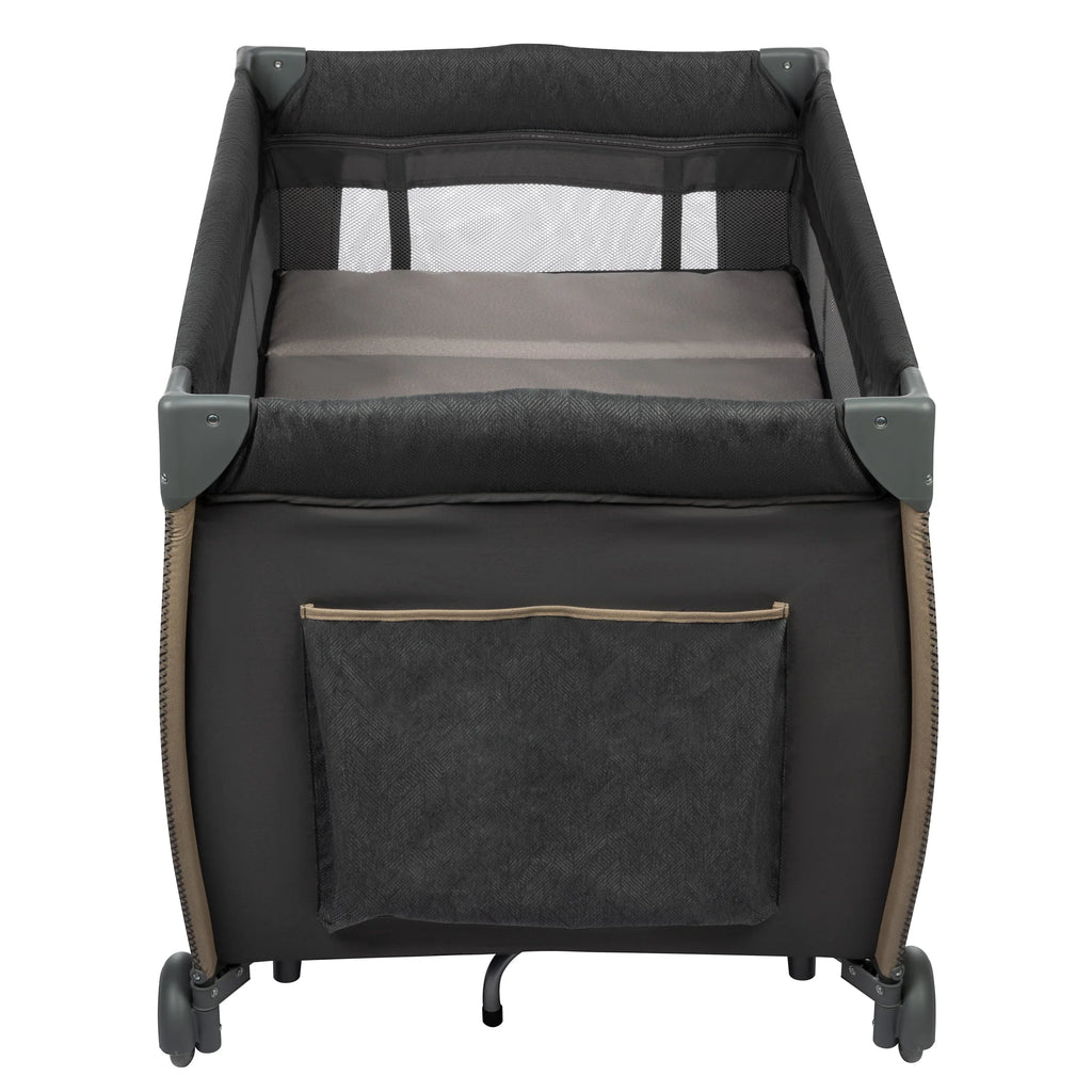 Monbebe Play Yard with Full Size Rocking Bassinet, Castle Point