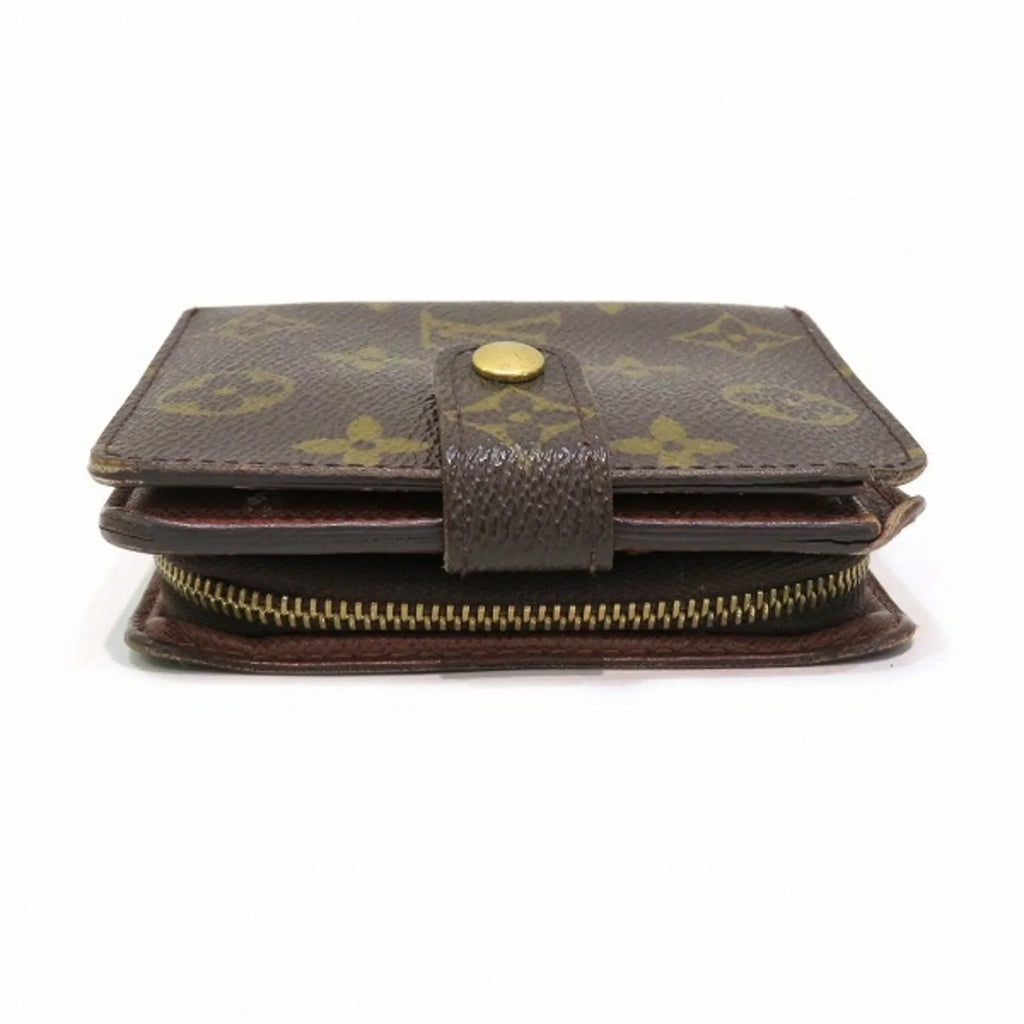 Pre-Owned Louis Vuitton Monogram Compact Zip M61667 Bifold Wallet Men's Women's (Fair)