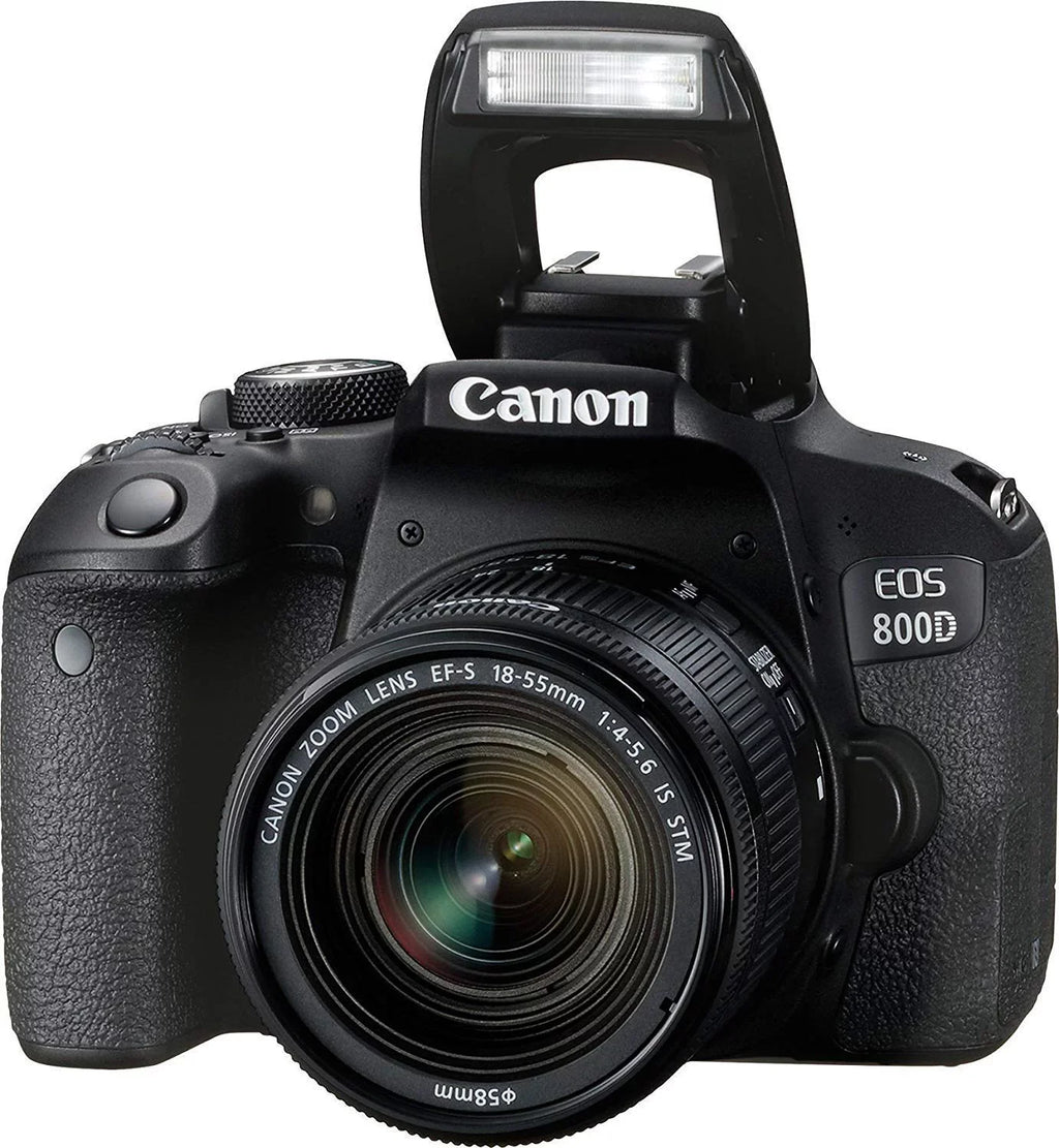 Canon  800D (Rebel T7i) 18-55mm   Lens  Bundle  SanDisk 32gb  Card + 3PC Filter Kit