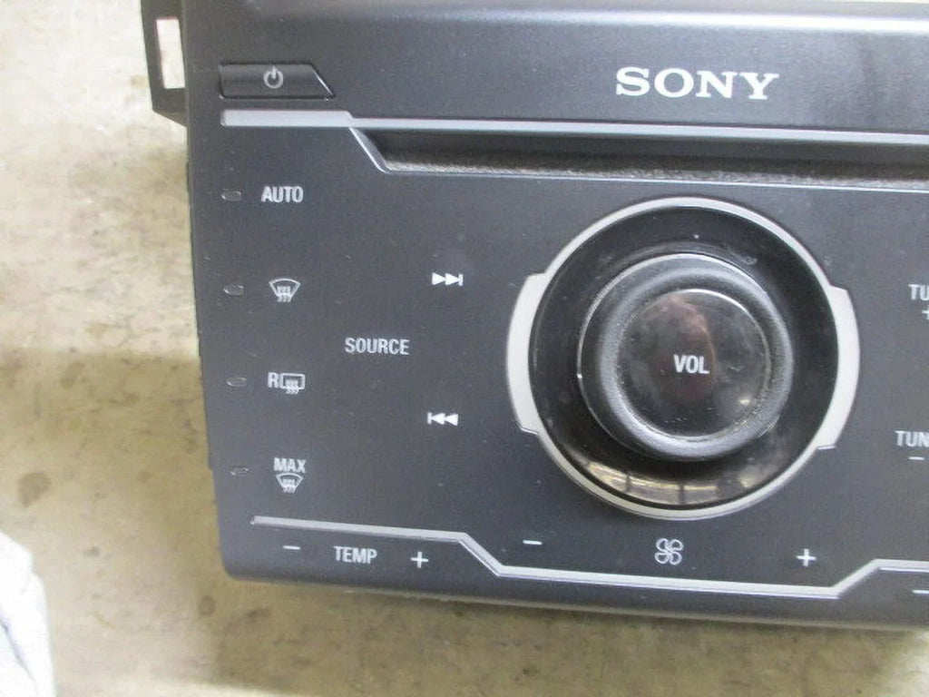 Pre-Owned 2013 Ford Fusion Sony Radio Control Panel Face   (Good)