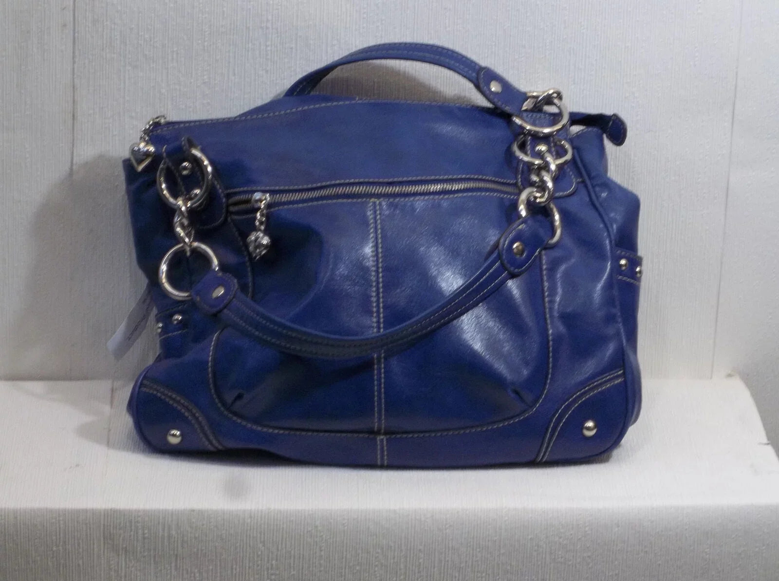Blue Kathy Van Zeeland Handbag