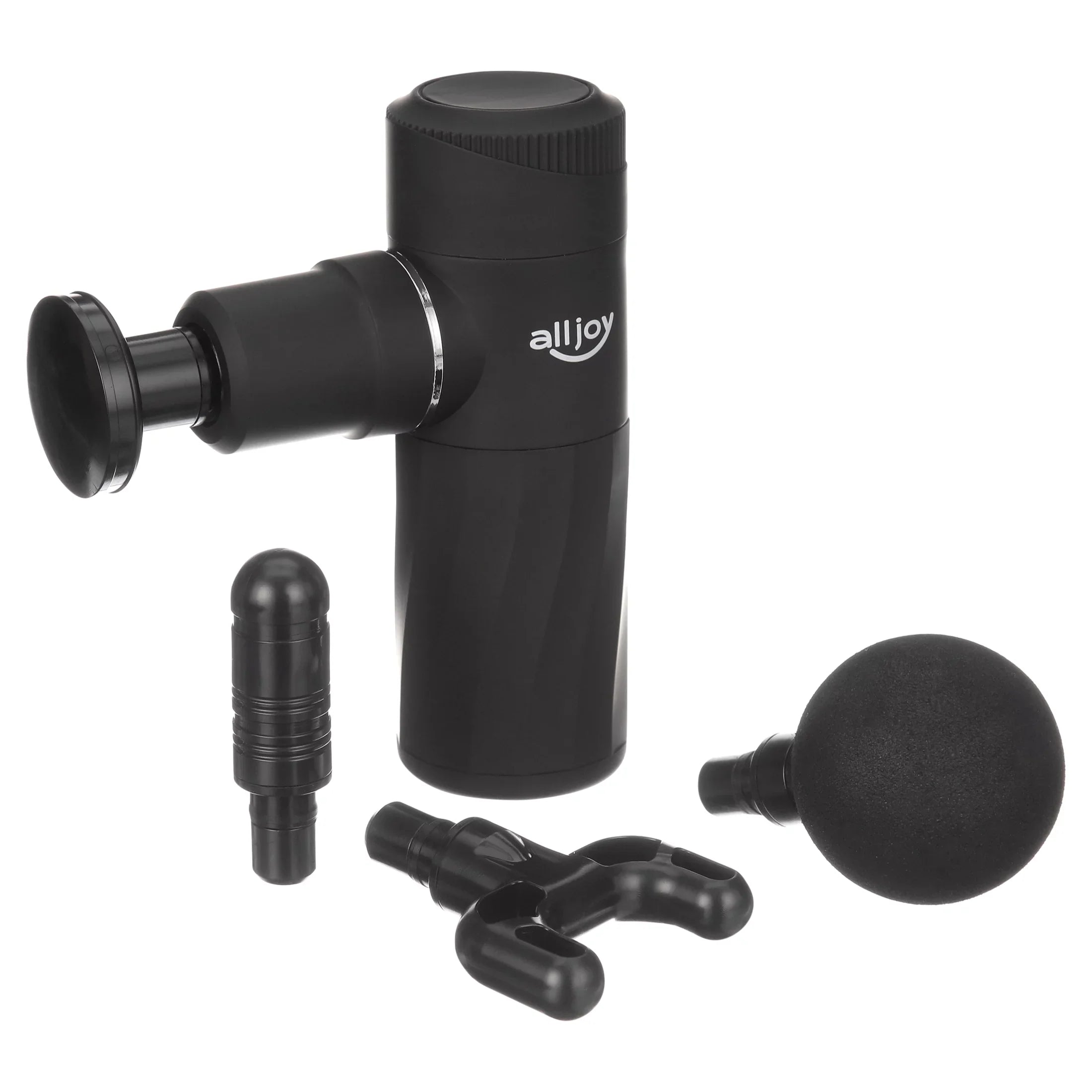 Mini Massage Gun Deep Tissue, Powerful Percussion Muscle Massager Gun with 4 Attachments, 4 Speed Settings, Compact Sports Handheld Massager for Muscles Neck Back Arms