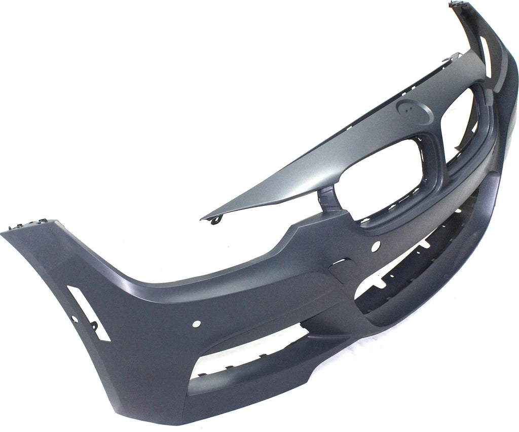 Front   Compatible For  3- 2013-2018 Primed with M Sport Line with  Sensor Holes/Camera Sedan/Wagon