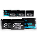 5-Pack UpStart Battery Replacement for 2012 Yamaha SR400 () 400CC Factory Activated, Maintenance Free, Motorcycle Battery - 12V, 2.3Ah, -YT4B-