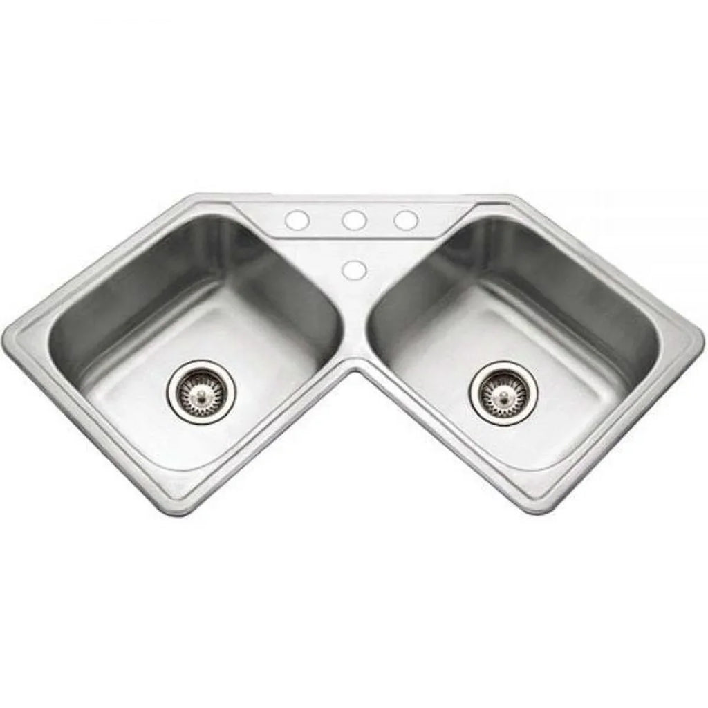 Houzer -3221-1 31-7/8" x 31-7/8" Stainless Steel Topmount Kitchen Sink