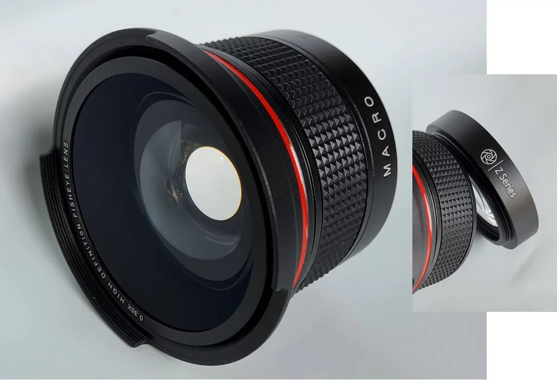 Ultra Super  Panoramic Fisheye Lens For Panasonic -VX981K -WXF991 HCVX981
