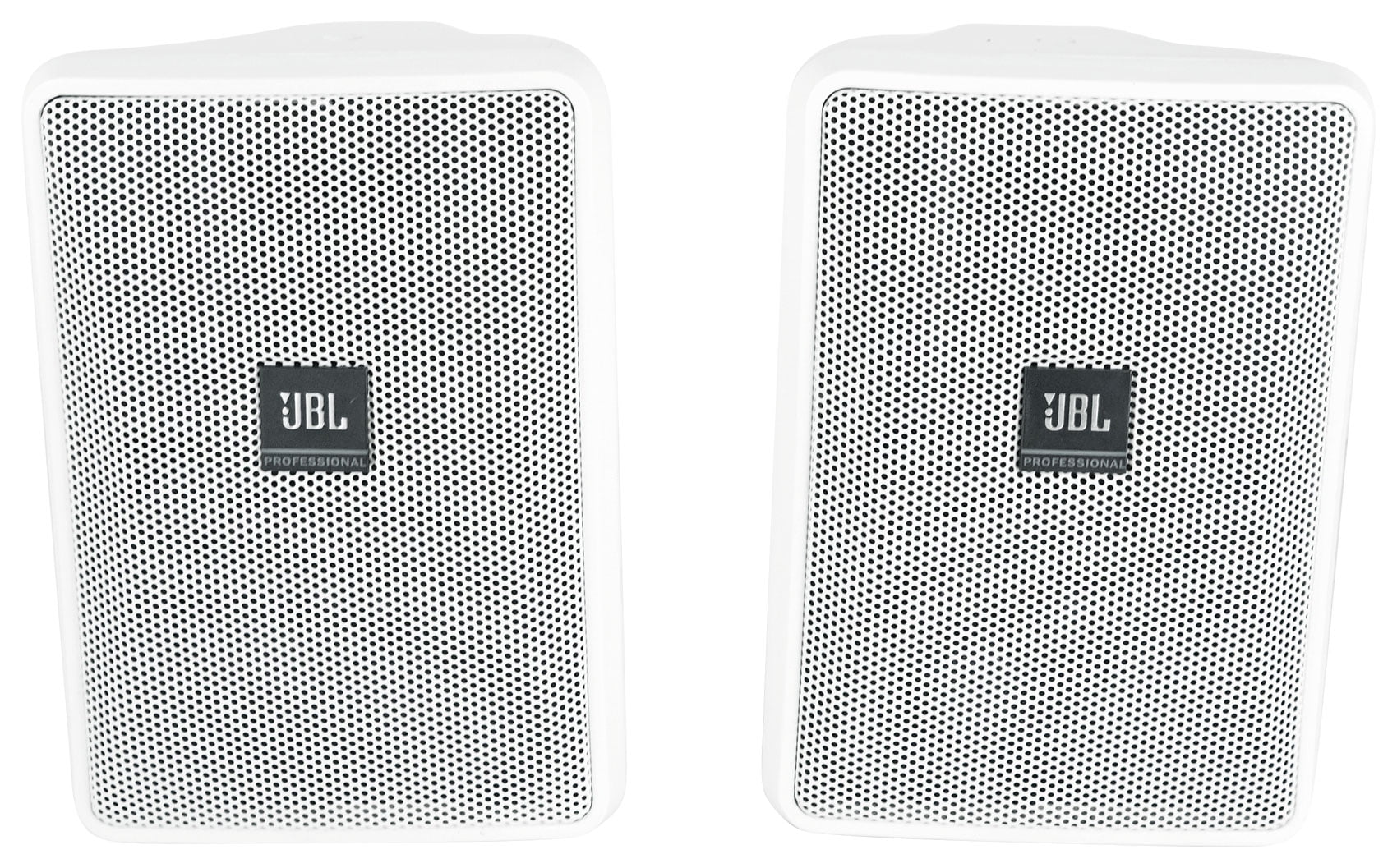 (10)  Control 23-1 White 3" Indoor/Outdoor 70v Commercial Wall Speakers + Amp