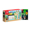 2020 New Nintendo Switch Animal Crossing: New Horizons Edition Bundle with Luigi's Mansion 3  Game Disc and Mytrix  Tempered Glass Screen Protector - 2020 New Limited Console!