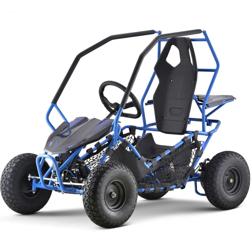 MotoTec Maverick Electric Go Kart 36v 1000w Blue